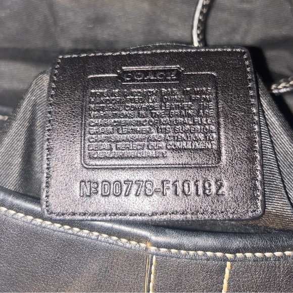 Coach Y2k Soho Black Vintage Buckle Shoulder Bag Purse D0778 F10192 - Picture 14 of 16